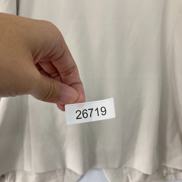 New Old Navy Blazer size XXL Cream Tan One Button Preppy Office Career Work - Picture 9 of 9